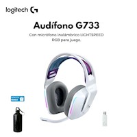 AUDIFONO GAMING INALAMBRICO LOGITECH G733 LIGHTSPEED RGB WHITE